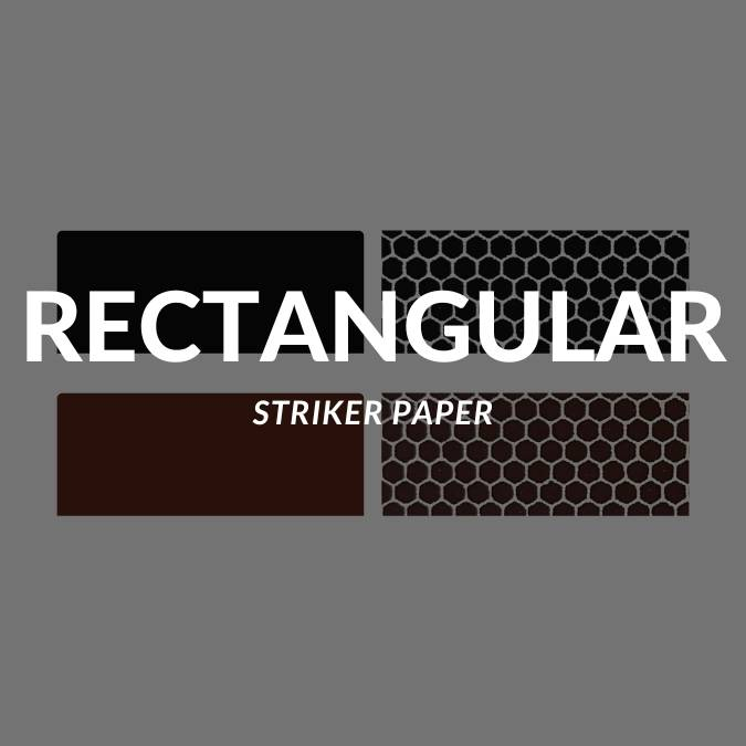 rectangular striker paper