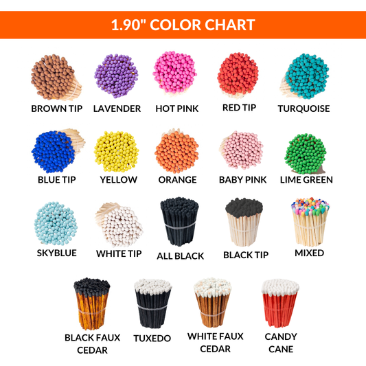 Sample Pack – 100 or 200 Safety Matches