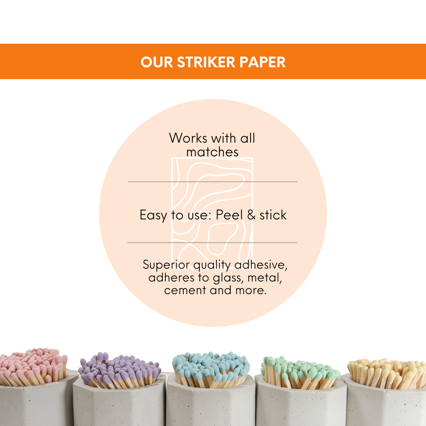 1" x 3" Rectangle | Pre-cut Striker Paper