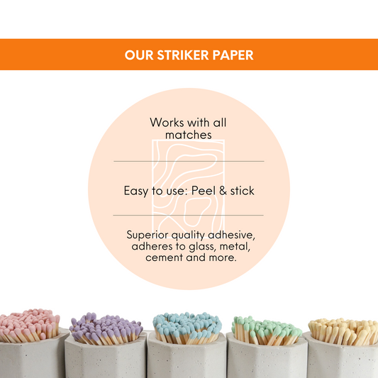 1" Circle | Pre-cut Striker Paper