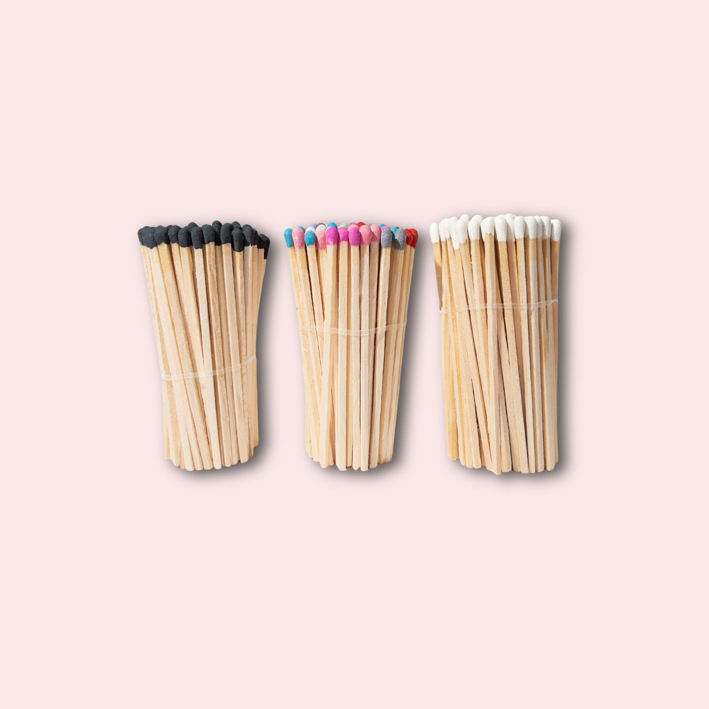 3.80" Black Tip Long matches | Bulk matches | Matches Kit