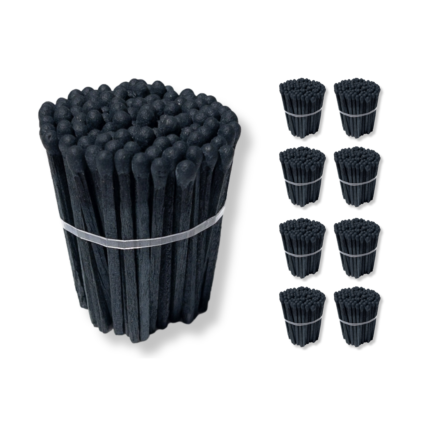 1.90” Safety Matches – All Black
