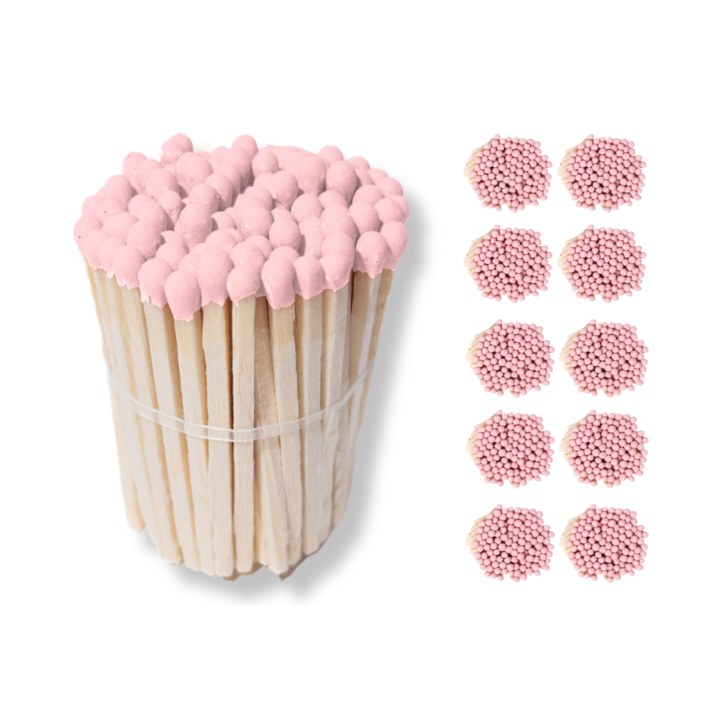 1.90” Safety Matches – Baby Pink