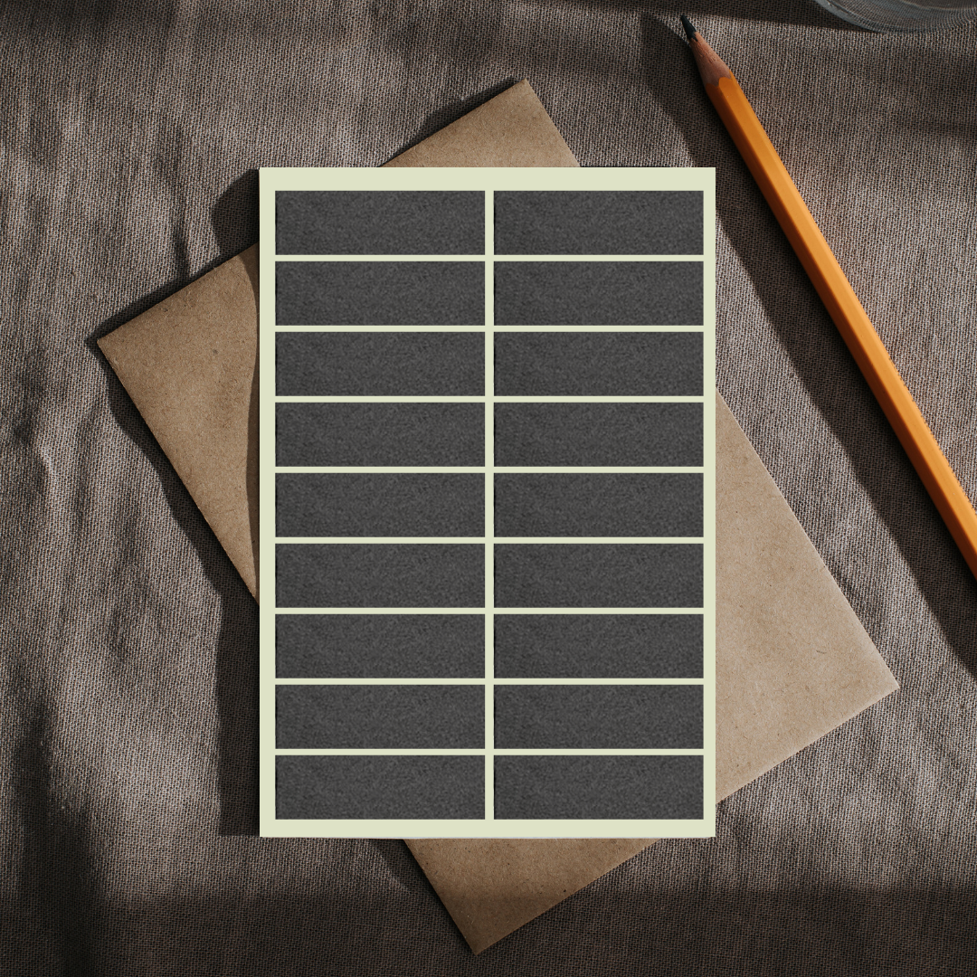 Rectangle - Pre-cut Striker Paper Sticker