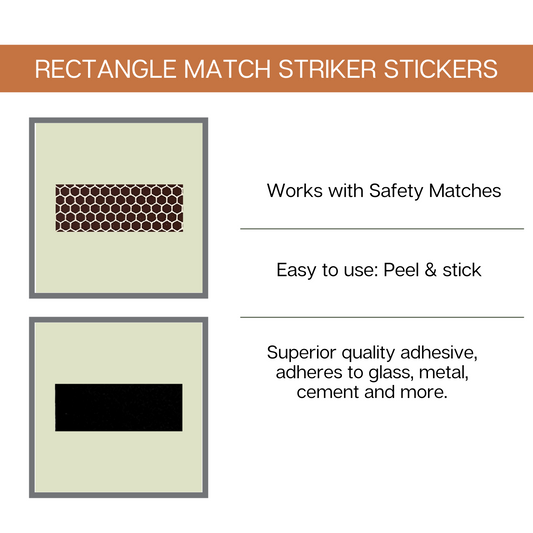 Rectangle - Pre-cut Striker Paper Sticker