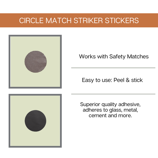 Circle - Pre-cut Striker Paper Sticker
