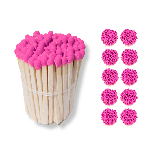 1.90โ Safety Matches โ Hot Pink