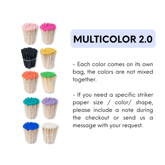 Multicolor 2.0 | 1.90" Safety Matches