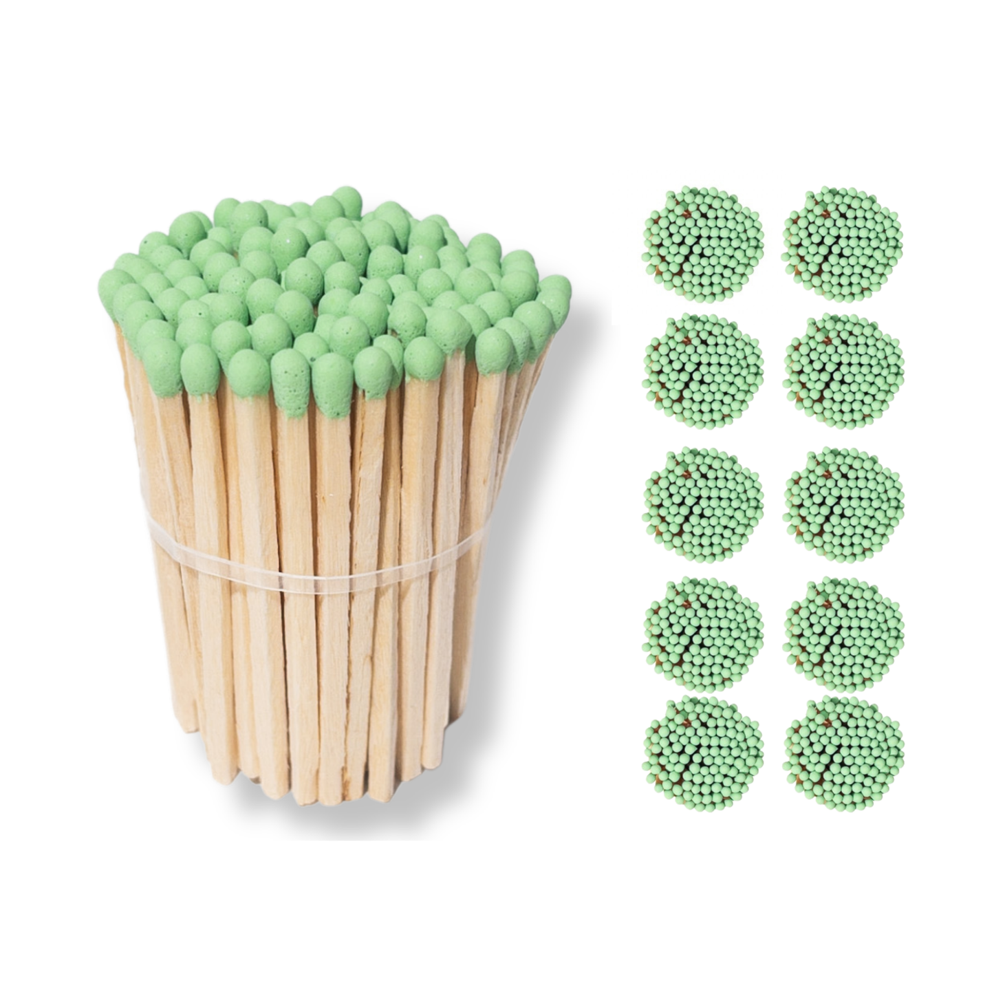 Pastel Green 1.90" - Safety Matches