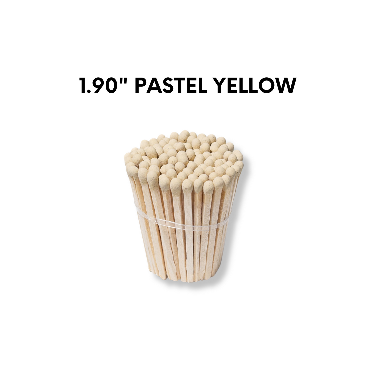 Pastel Yellow 1.90" - Safety Matches