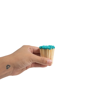 Turquoise Tip 1.90" - Safety Matches