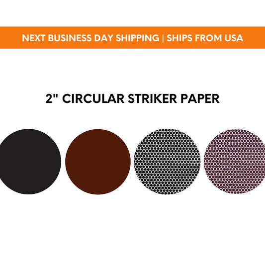 2" Circle | Pre-cut Striker Paper
