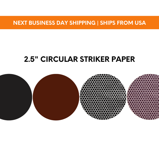 2.5" Circle | Pre-cut Striker Paper