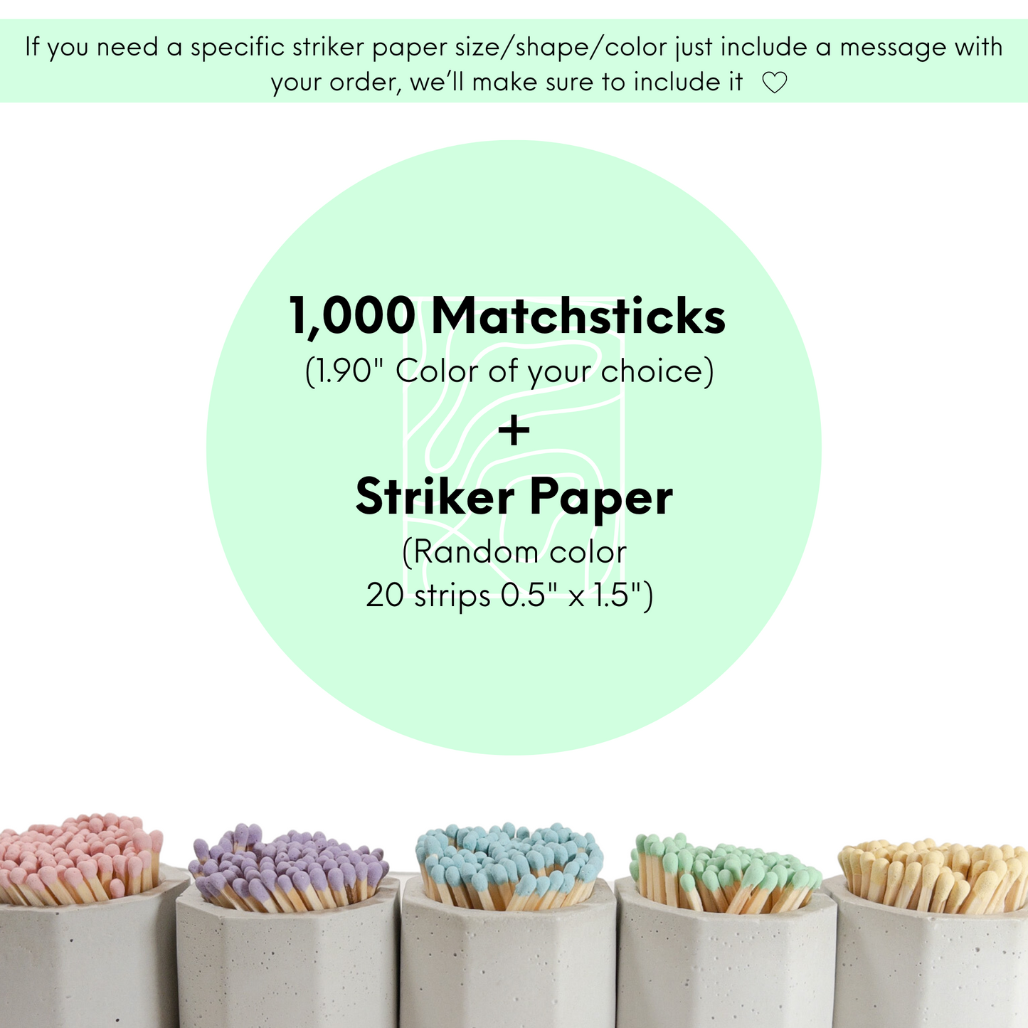 1.90" Safety Matches - 500 to 10,000 Matchsticks