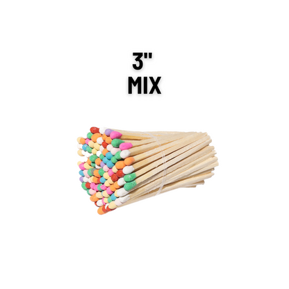 3" Mix Long matches | Colorful Bulk matches | Matches Kit