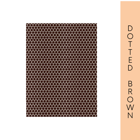 Dotted Brown Sheet | Self Adhesive