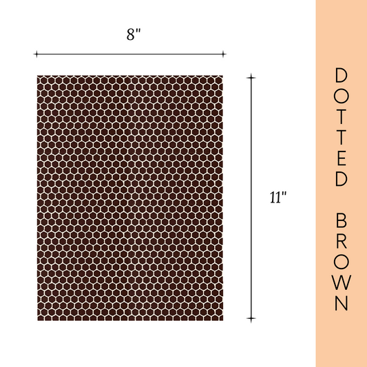 Dotted Brown Sheet | Self Adhesive