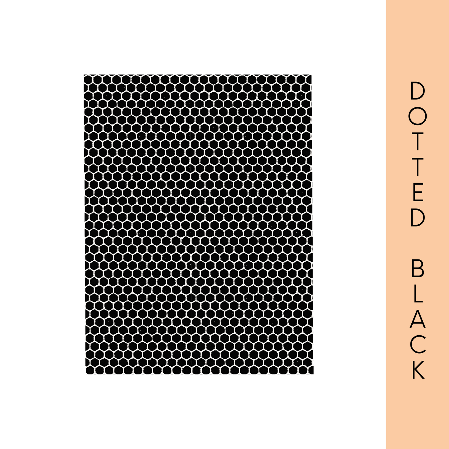 Dotted Black Sheet | Self Adhesive