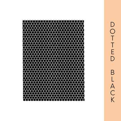 Dotted Black Sheet | Self Adhesive