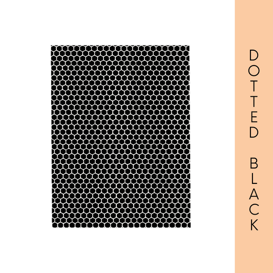 Dotted Black Sheet | Self Adhesive