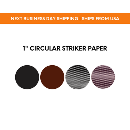 1" Circle | Pre-cut Striker Paper