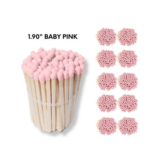 Baby Pink 1.90" - Safety Matches