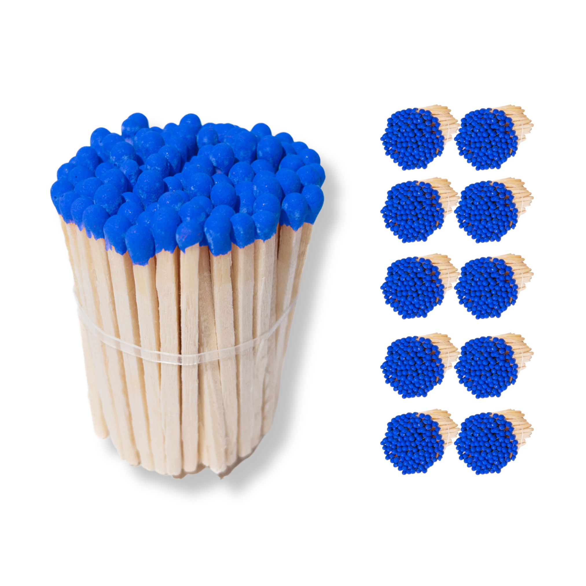 Vibrant Blue Tip Safety Matches – 1.90” Matches for Events & Candles ...
