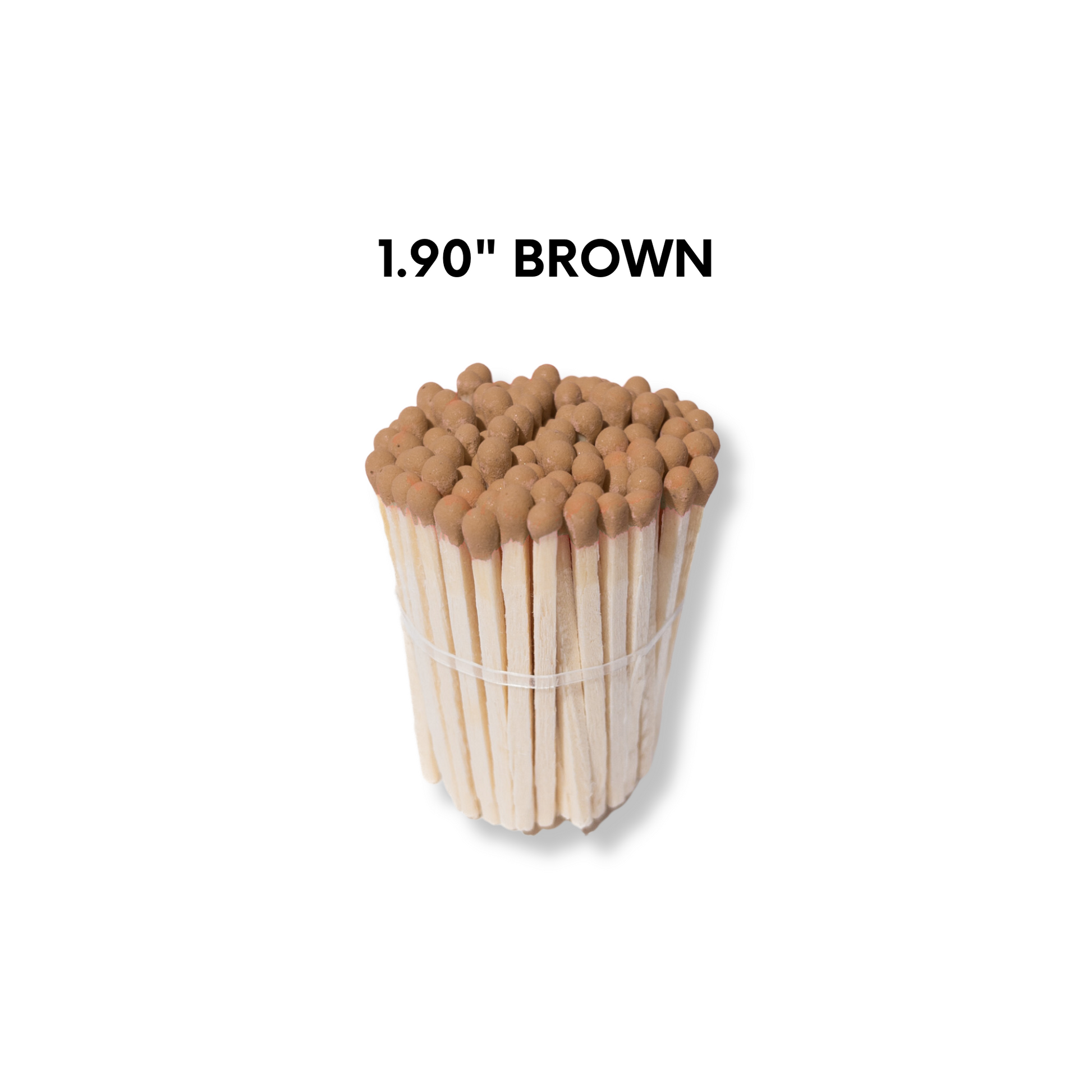 Cinnamon Colored Matches White Tipped brown Stick matches 1.85