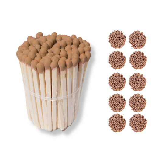 Brown Tip 1.90" - Safety Matches