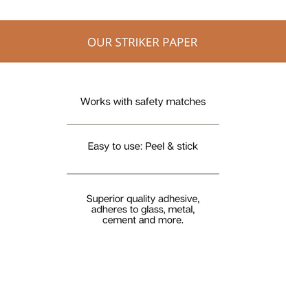 Match Striker Sheet - Self Adhesive