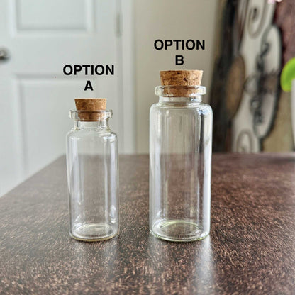 OPTION A | Empty Bottles + Striker paper + Cork Stoppers