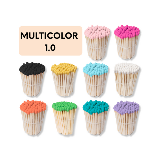 Multicolor 1.0 | 1.90" Safety Matches