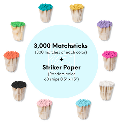 Multicolor 1.0 | 1.90" Safety Matches