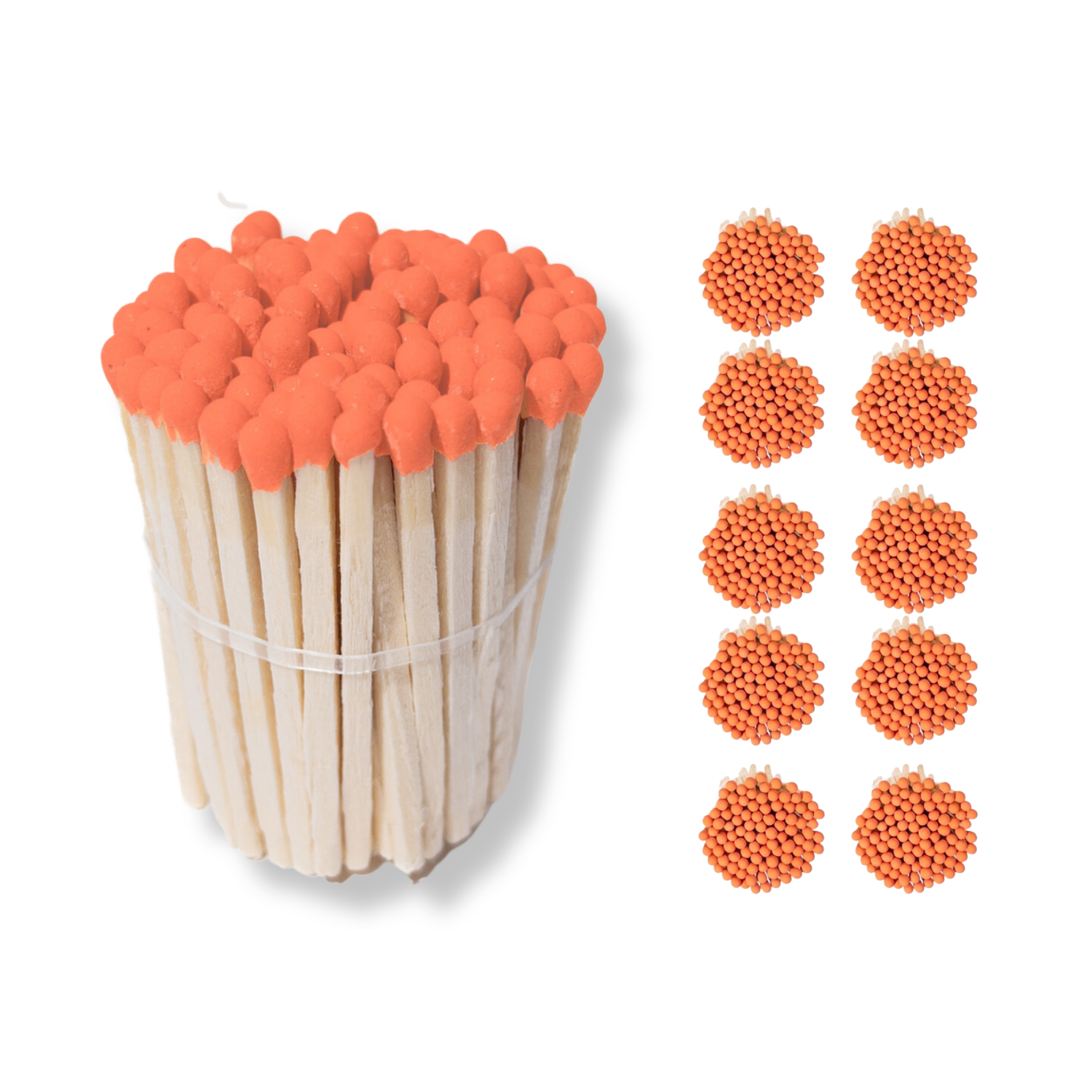 Colorful Orange Tip Safety Matches – 1.90” Matches for Fall Events ...