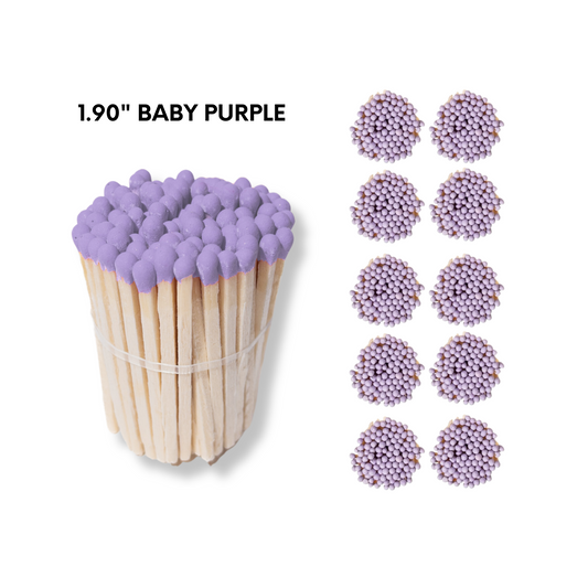 Baby Purple 1.90" - Safety Matches