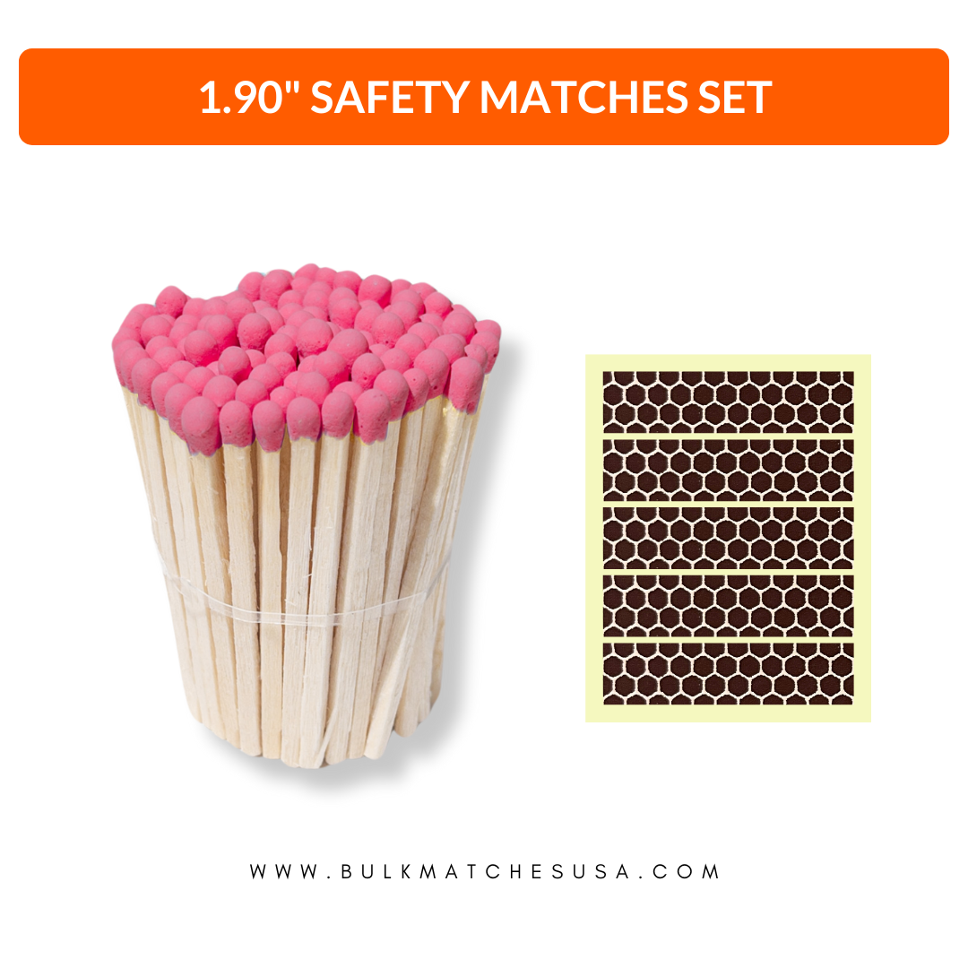 Rosé 1.90" - Safety Matches