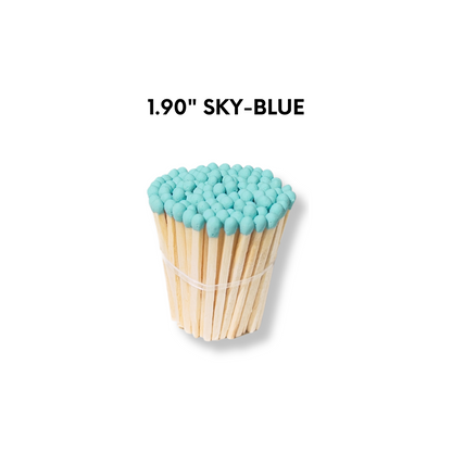 Sky-blue 1.90" - Safety Matches