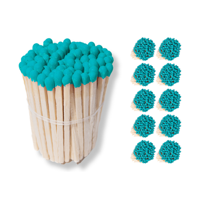 Turquoise Tip 1.90" - Safety Matches