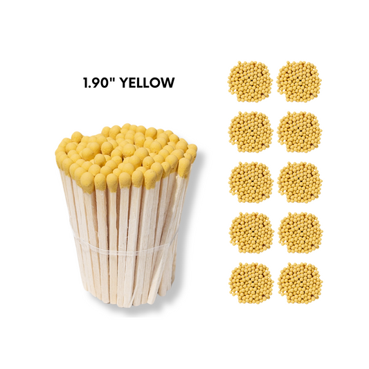 Yellow 1.90" - Safety Matches