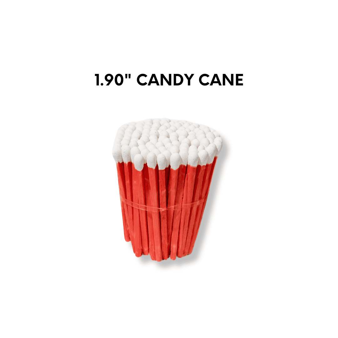 Candy Cane 1.90" - Safety Matches